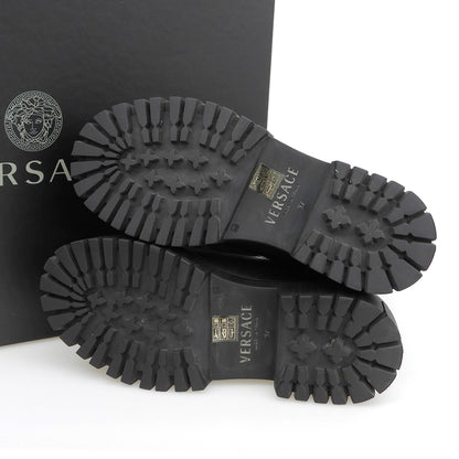 Versace ヴェルサーチ 美品 アリア メデューサ チェルシーブーツ レディース ブラック 37 シューズ 37