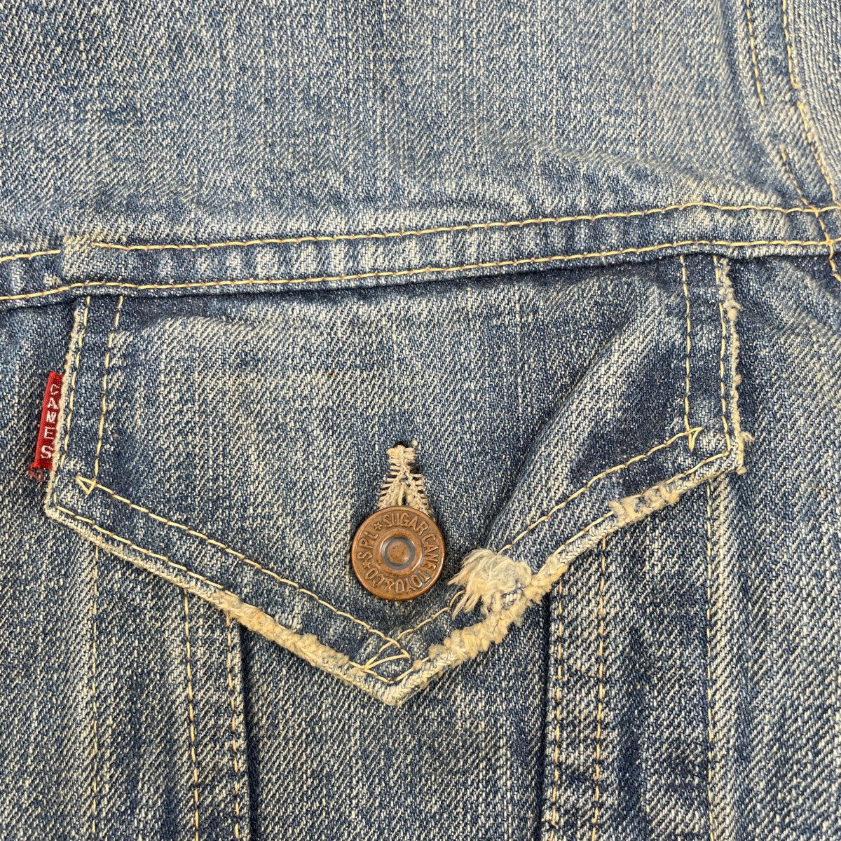 SUGAR CANE シュガーケーン SC11962ｰ011 3rdﾓﾃﾞﾙ ﾃﾞﾆﾑｼﾞｬｹｯﾄ ジャケット 40