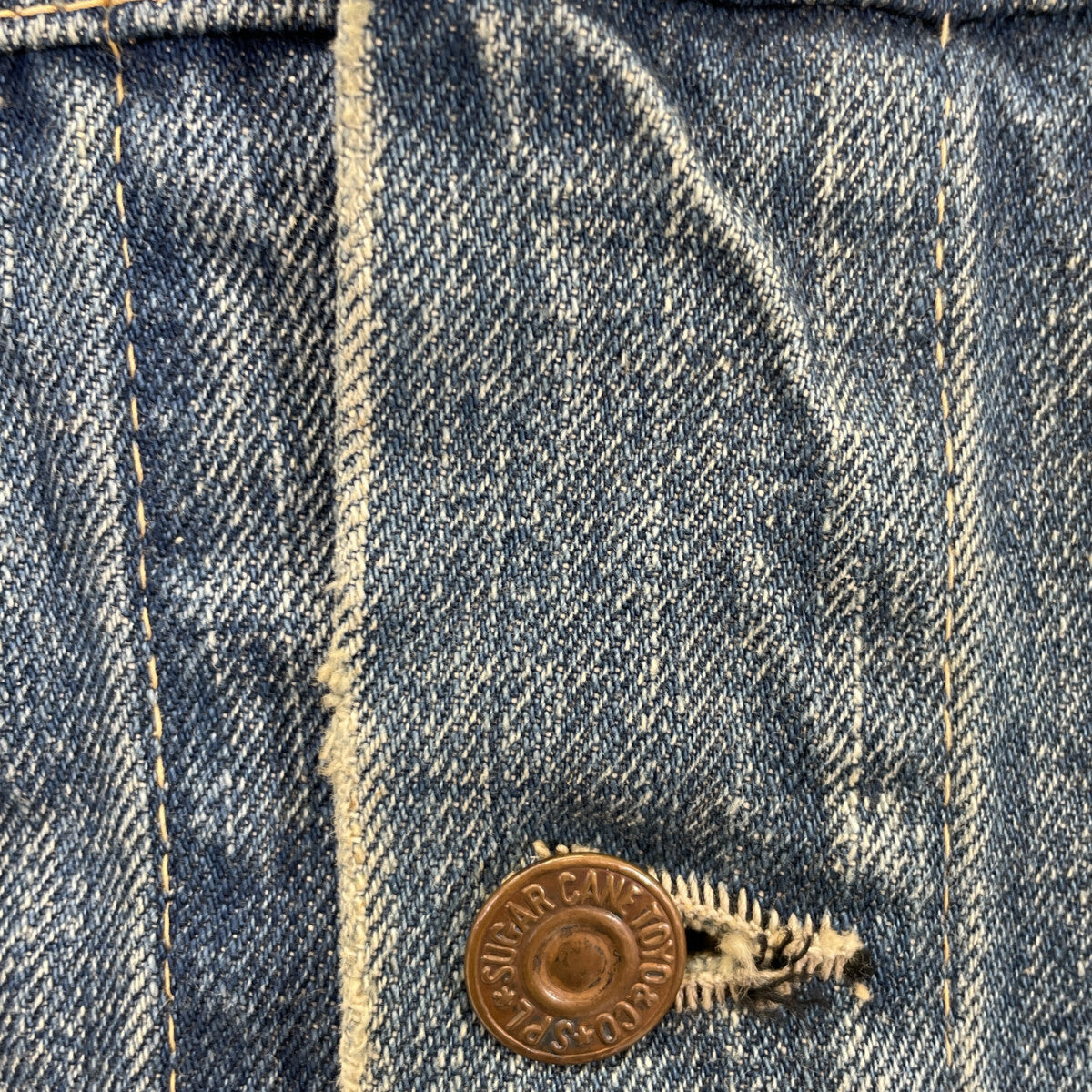 SUGAR CANE シュガーケーン SC11962ｰ011 3rdﾓﾃﾞﾙ ﾃﾞﾆﾑｼﾞｬｹｯﾄ ジャケット 40