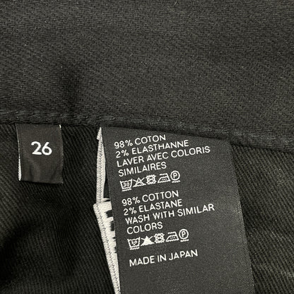 CELINE セリーヌ ﾌﾞﾗｯｸ 2N020786D ｽｷﾆｰﾊﾟﾝﾂ ボトムス 26