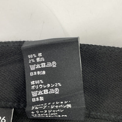 CELINE セリーヌ ﾌﾞﾗｯｸ 2N020786D ｽｷﾆｰﾊﾟﾝﾂ ボトムス 26