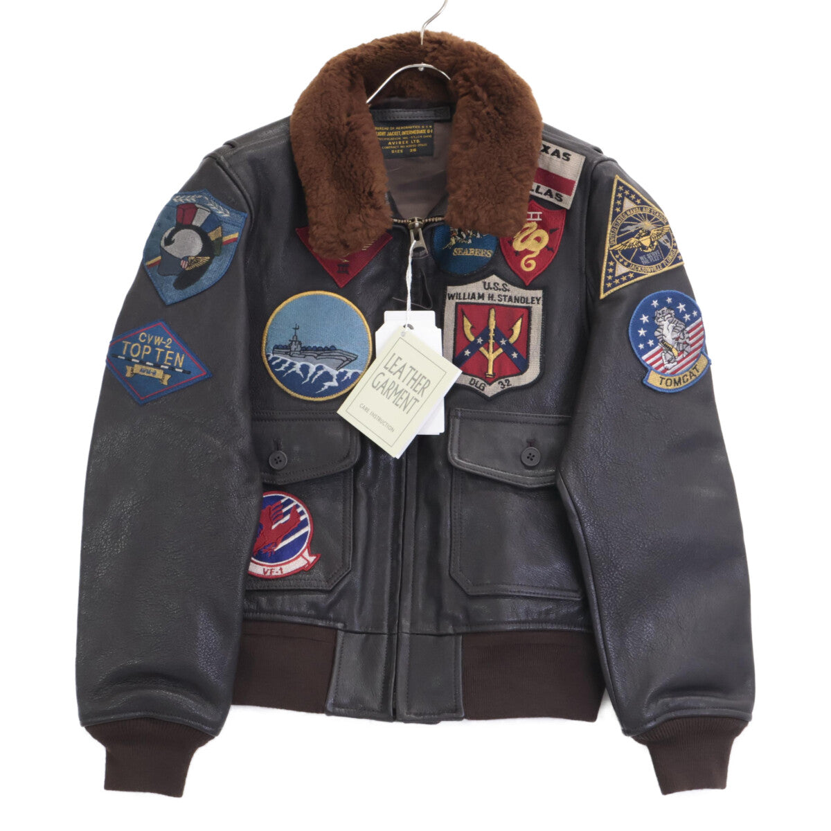 AVIREX アヴィレックス 新品未使用 6101063 GOAT G-1 TOP GUN ゴートスキン G-1 40 フライトジャケット ジャケット 36