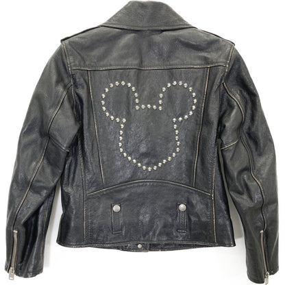 COACH コーチ ×ﾃﾞｨｽﾞﾆｰ ﾌﾞﾗｯｸ 000 2015 ｽﾀｯｽﾞ ﾀﾞﾌﾞﾙﾗｲﾀﾞｰｽｼﾞｬｹｯﾄ ジャケット 2