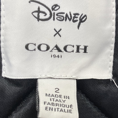 COACH コーチ ×ﾃﾞｨｽﾞﾆｰ ﾌﾞﾗｯｸ 000 2015 ｽﾀｯｽﾞ ﾀﾞﾌﾞﾙﾗｲﾀﾞｰｽｼﾞｬｹｯﾄ ジャケット 2