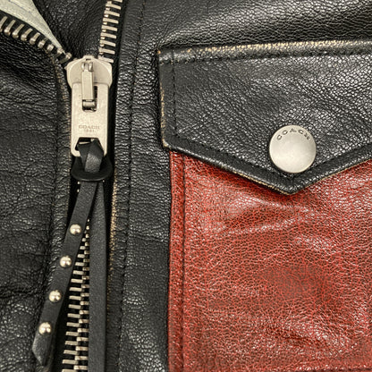 COACH コーチ ×ﾃﾞｨｽﾞﾆｰ ﾌﾞﾗｯｸ 000 2015 ｽﾀｯｽﾞ ﾀﾞﾌﾞﾙﾗｲﾀﾞｰｽｼﾞｬｹｯﾄ ジャケット 2