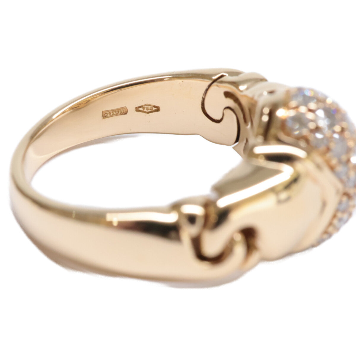 BVLGARI ブルガリ 750 ドッピオクオーレ ダイヤモンド リング 指輪