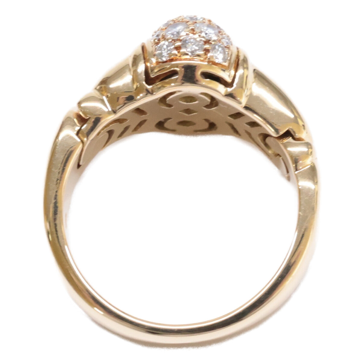 BVLGARI ブルガリ 750 ドッピオクオーレ ダイヤモンド リング 指輪