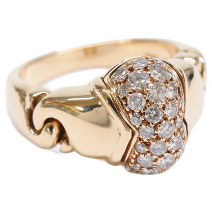 BVLGARI ブルガリ 750 ドッピオクオーレ ダイヤモンド リング 指輪