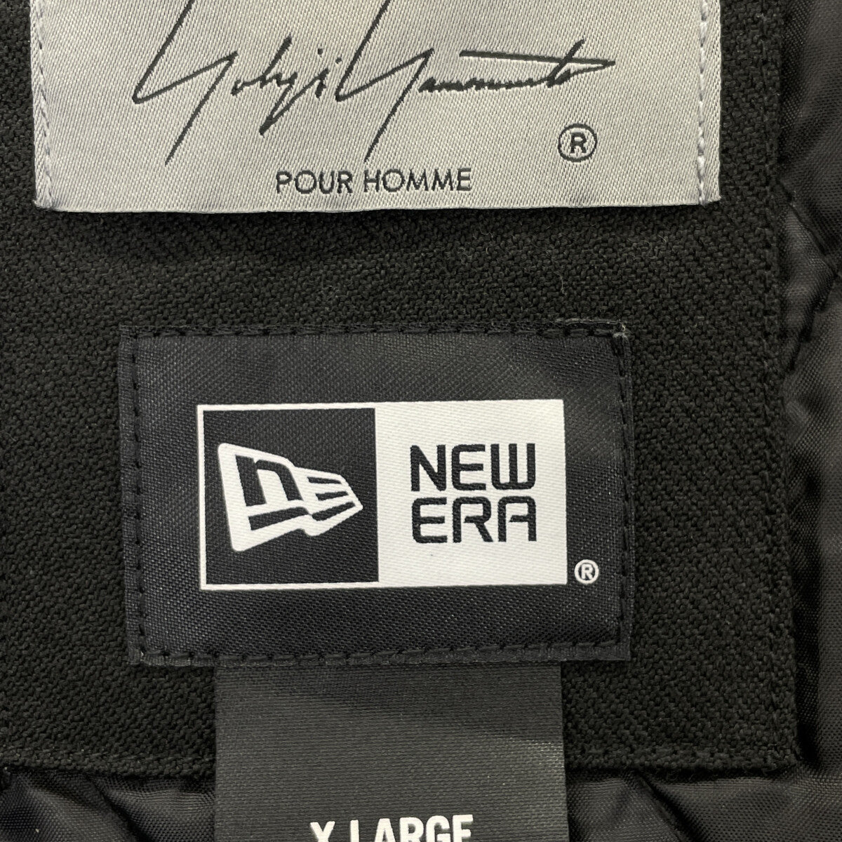 Yohji Yamamoto POUR HOMME ヨウジヤマモトプールオム ×ﾆｭｰｴﾗ 22AW ﾌﾞﾗｯｸ HE-Y90-513 W COACH JKT ﾀﾞﾌﾞﾙｺｰﾁｼﾞｬｹｯﾄ ジャケット XL