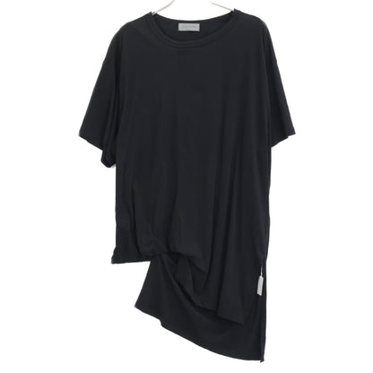 Yohji Yamamoto POUR HOMME ヨウジヤマモトプールオム ﾌﾞﾗｯｸ HPｰT04-071 DIORAMA JERSEY ASYMMETRY HEM SHORT SLEEVE T トップス 3