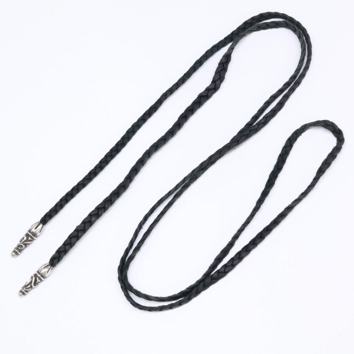 Chrome Hearts クロムハーツ 925 タイニーレザーブレード スモール スクロール ボロチップ ネックレス