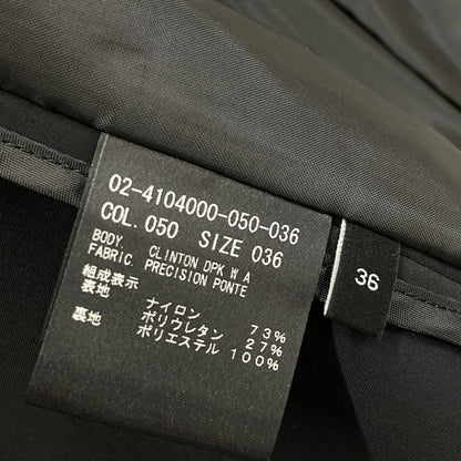 Theory セオリー ﾌﾞﾗｯｸ Precision Ponte ﾌﾞﾚｻﾞｰ/ﾊﾟﾝﾂ ｾｯﾄｱｯﾌﾟ ジャケット・36/ボトムス・28