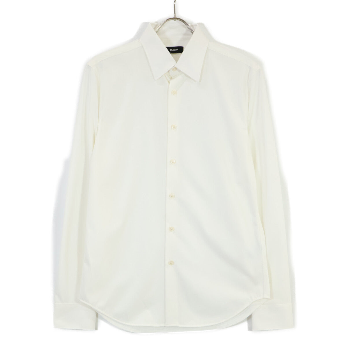 Theory セオリー 02-510800 ﾎﾜｲﾄ Structure Knit Sylvain ND トップス XS