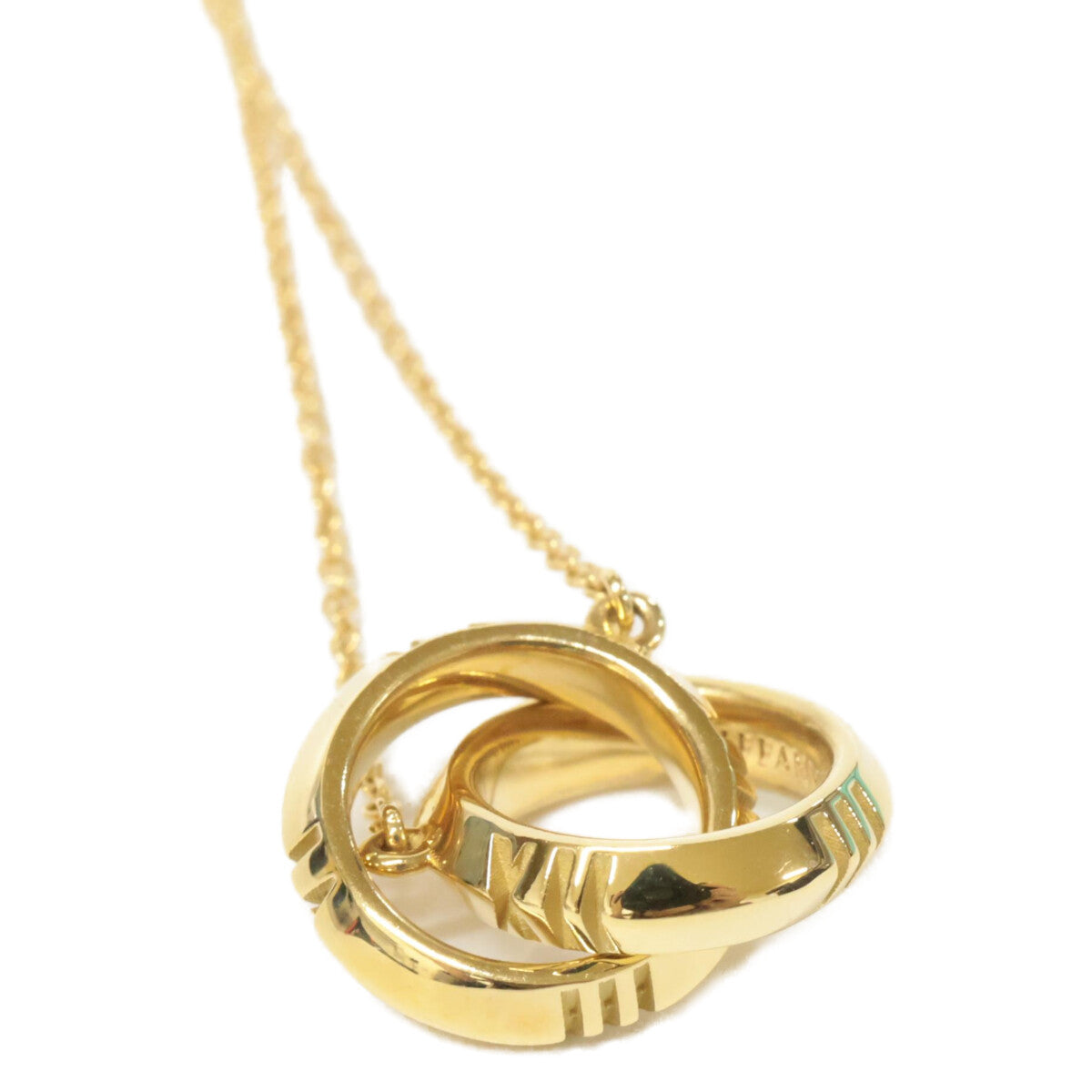 TIFFANY&Co. ティファニー 750 アトラスX クローズドインターロッキング ネックレス