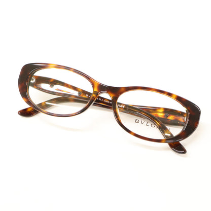 BVLGARI ブルガリ 【美品】4057-B-A 851 デモレンズ ソフトフォックスシェイプ メガネフレーム 眼鏡 52□17 135