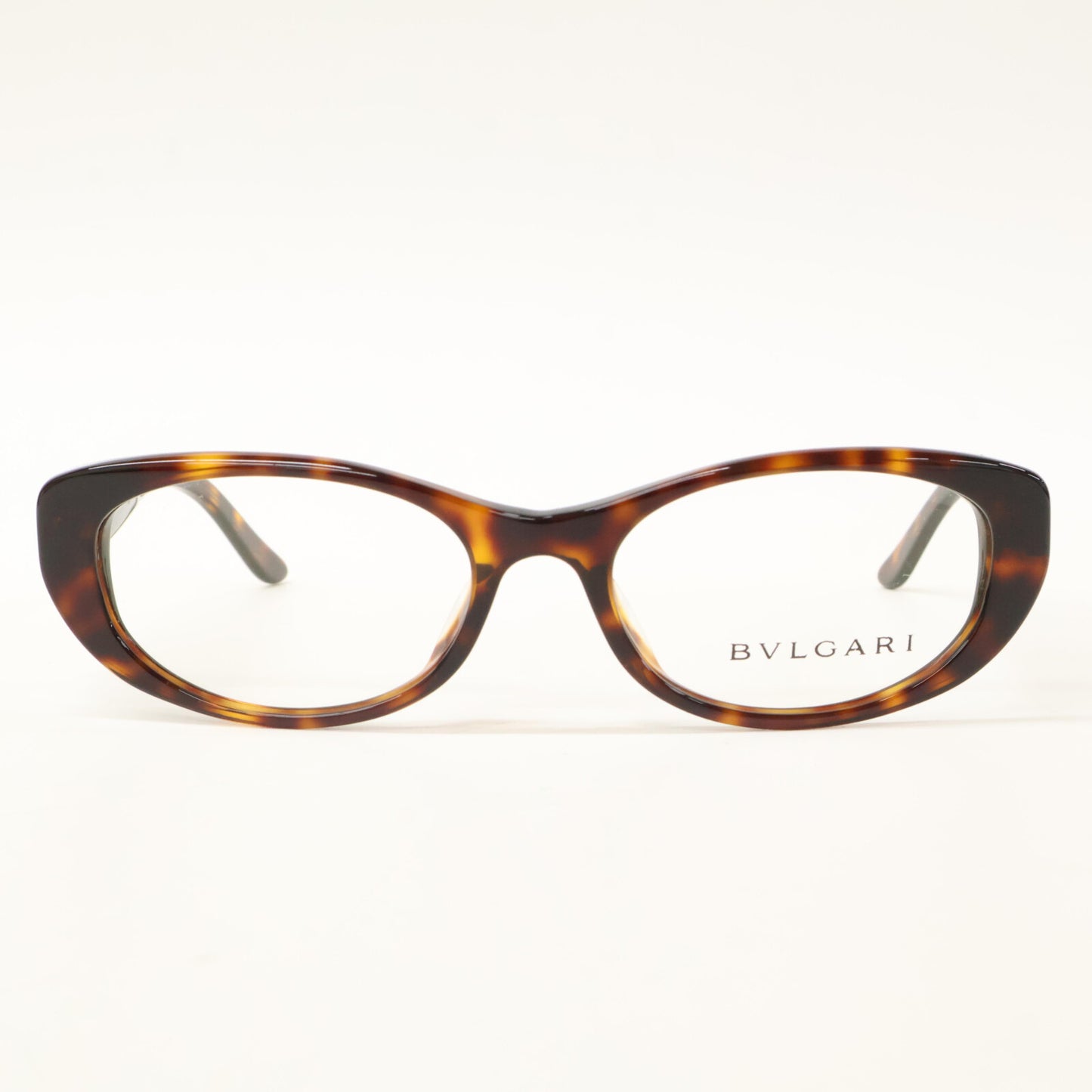 BVLGARI ブルガリ 【美品】4057-B-A 851 デモレンズ ソフトフォックスシェイプ メガネフレーム 眼鏡 52□17 135