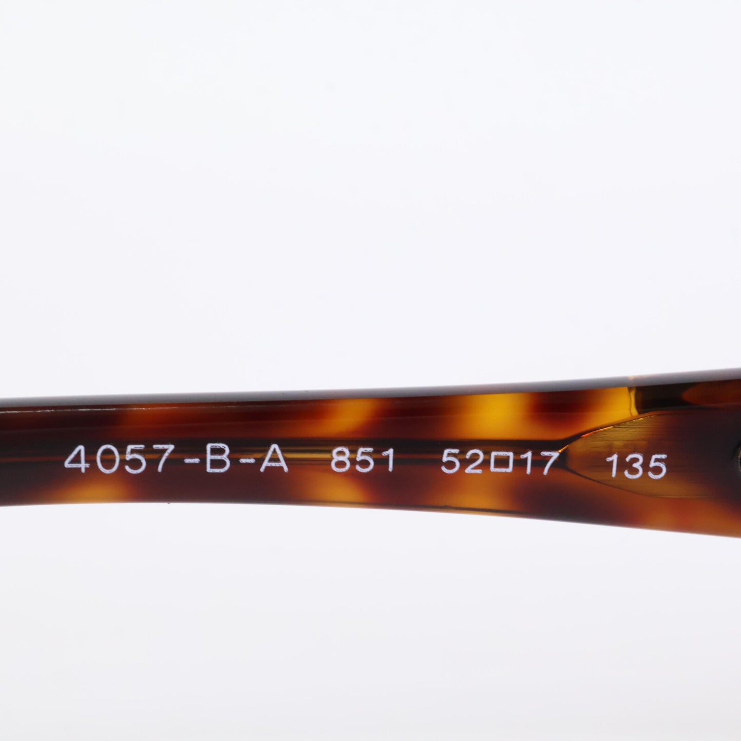 BVLGARI ブルガリ 【美品】4057-B-A 851 デモレンズ ソフトフォックスシェイプ メガネフレーム 眼鏡 52□17 135