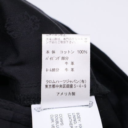 Chrome Hearts クロムハーツ 国内正規 401206441 A94 BOOTLEG CHINO レザー切替 クロスボール ホースシューボタンフライ チノパンツ ボトムス 32