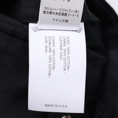 Chrome Hearts クロムハーツ 国内正規 401206441 A94 BOOTLEG CHINO レザー切替 クロスボール ホースシューボタンフライ チノパンツ ボトムス 32