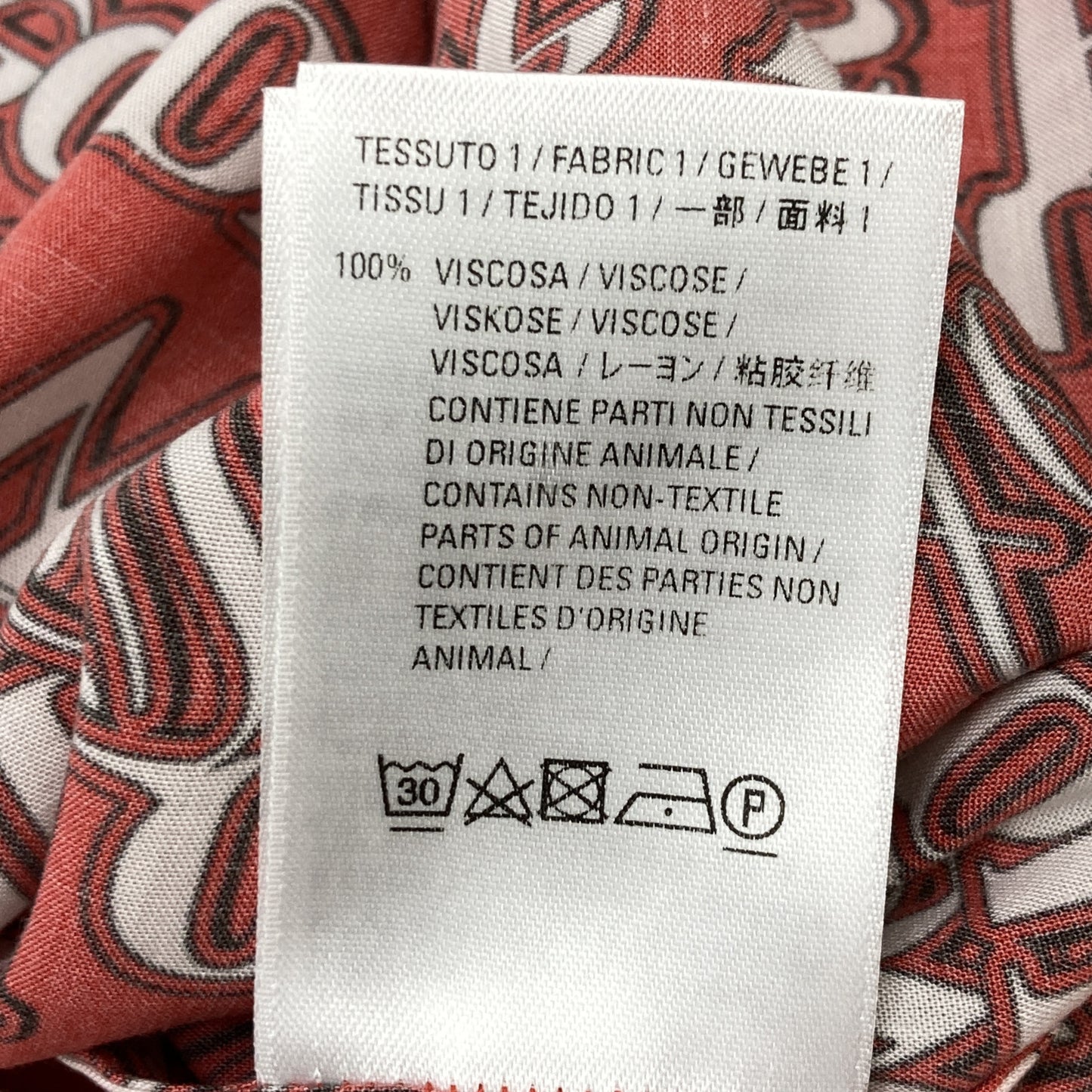 BALENCIAGA バレンシアガ 571440 ﾚｯﾄﾞ 18SS Love Short Sleeves Shirt トップス 36