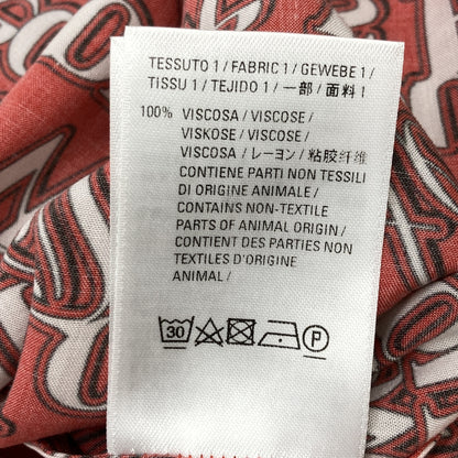 BALENCIAGA バレンシアガ 571440 ﾚｯﾄﾞ 18SS Love Short Sleeves Shirt トップス 36