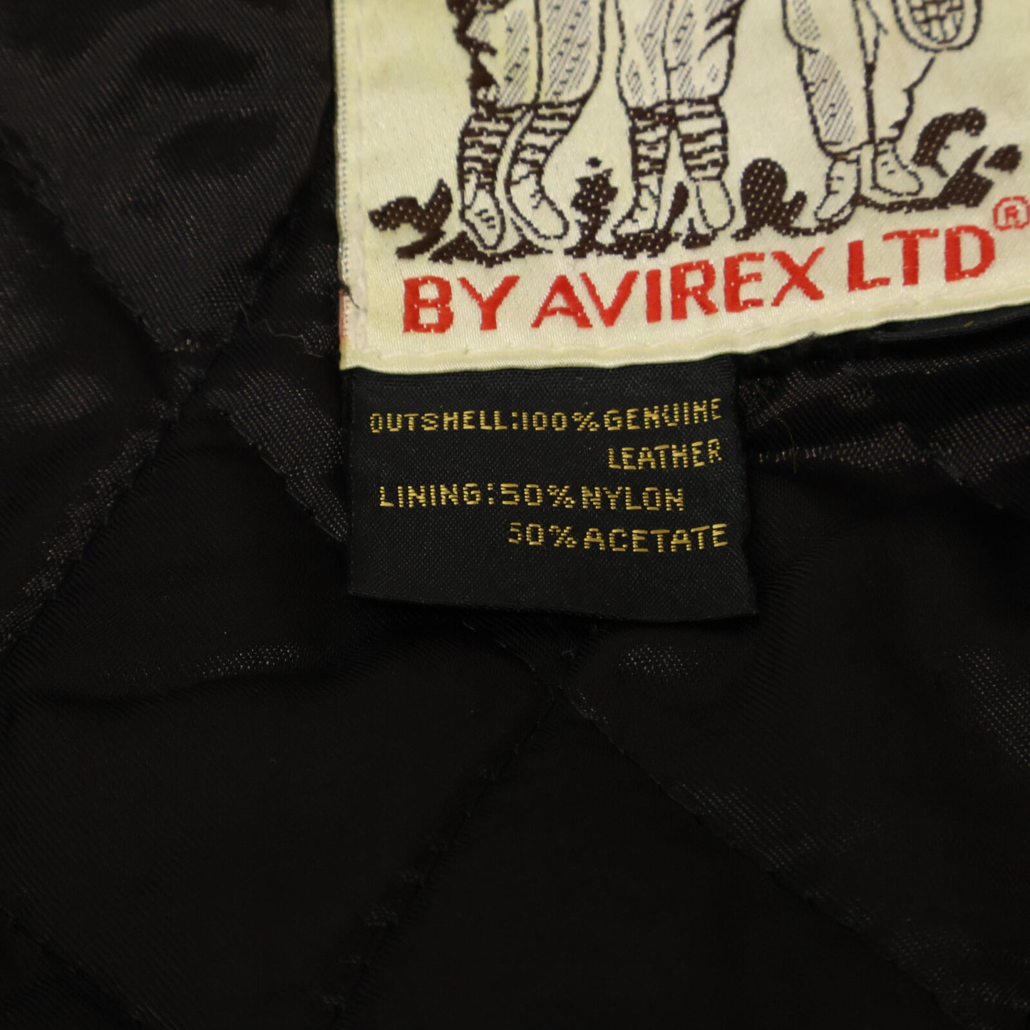 AVIREX アヴィレックス ﾌﾞﾗｯｸ 8462 JRC35AC 2 ｵｰﾙﾚｻﾞｰ ﾌﾗｲﾄｼﾞｬｹｯﾄ ジャケット S