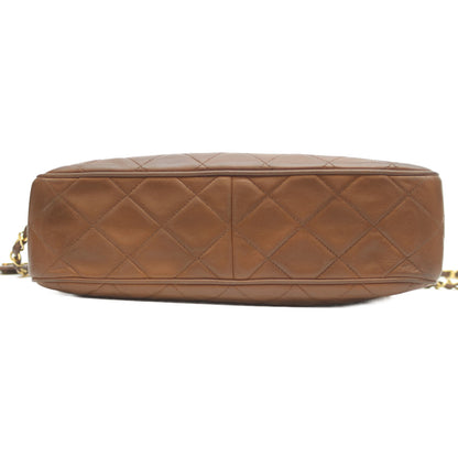 CHANEL シャネル 3番 ﾗﾑ G金具 ﾌﾞﾗｳﾝ ﾏﾄﾗｯｾ ﾛｺﾞﾌｧｽﾅｰ ﾁｪｰﾝｼｮﾙﾀﾞｰﾊﾞｯｸﾞ ショルダーバッグ