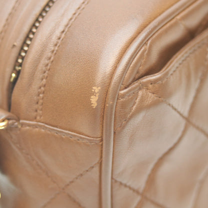 CHANEL シャネル 3番 ﾗﾑ G金具 ﾌﾞﾗｳﾝ ﾏﾄﾗｯｾ ﾛｺﾞﾌｧｽﾅｰ ﾁｪｰﾝｼｮﾙﾀﾞｰﾊﾞｯｸﾞ ショルダーバッグ