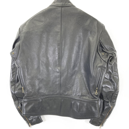 VANSON バンソン ﾌﾞﾗｯｸ MANX ｼﾝｸﾞﾙ ﾗｲﾀﾞｰｽｼﾞｬｹｯﾄ ジャケット 42