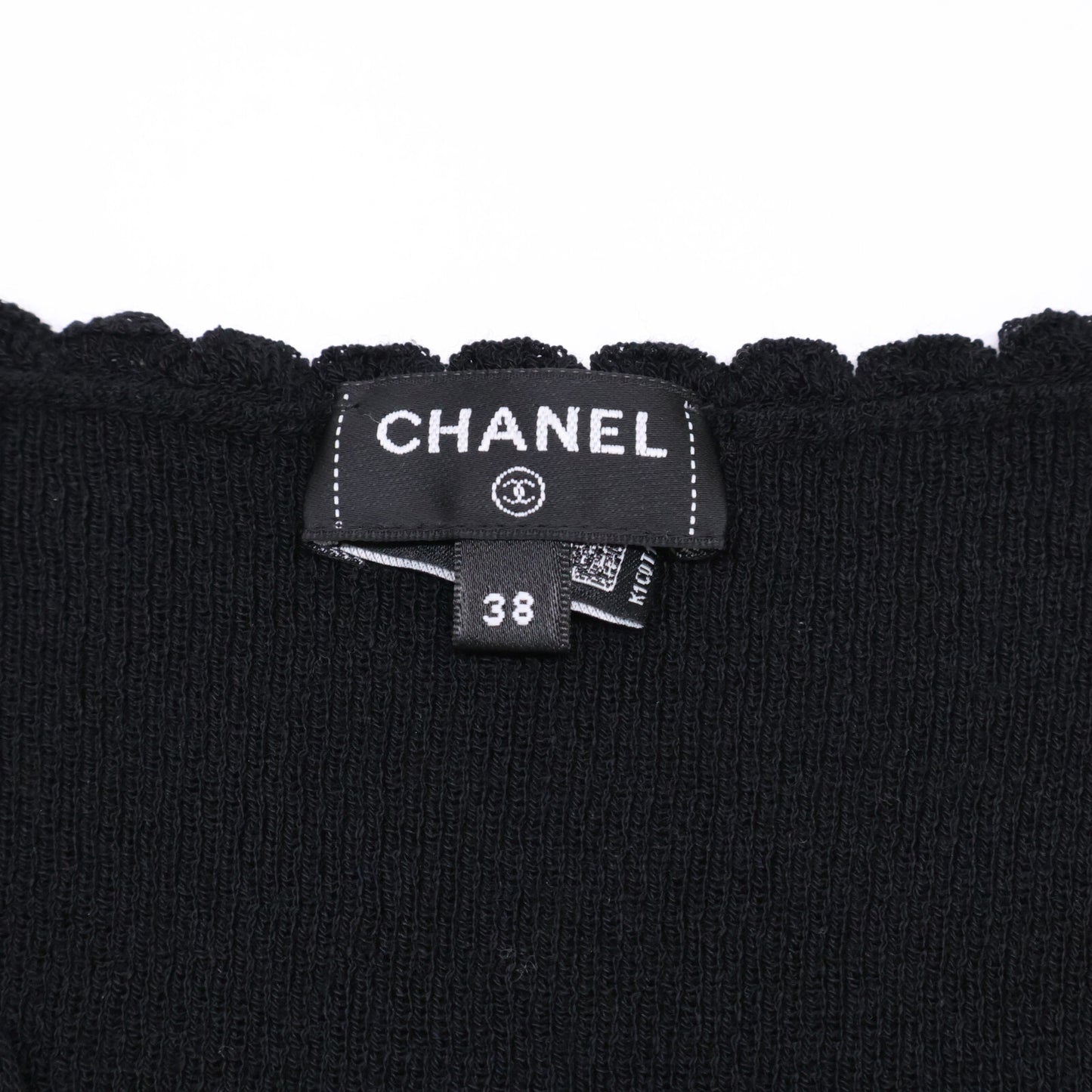 CHANEL シャネル 国内正規 P78389K11301 ノースリーブ ワンピース ワンピース 38