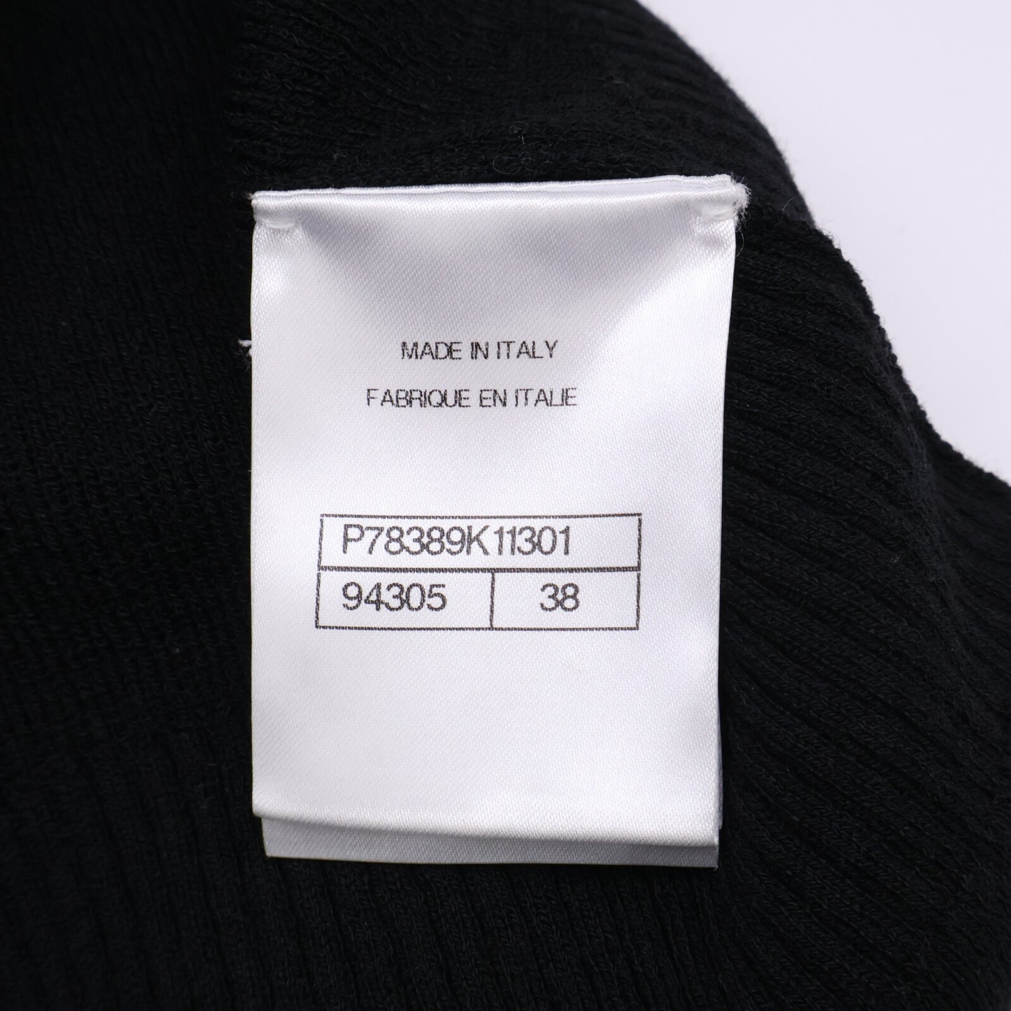 CHANEL シャネル 国内正規 P78389K11301 ノースリーブ ワンピース ワンピース 38