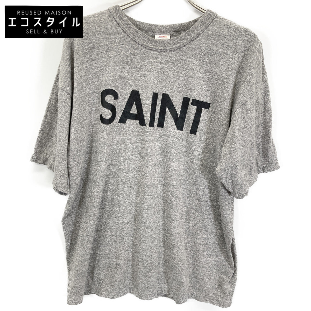 SAINT MICHAEL セントマイケル 25SS ｸﾞﾚｰ SM-HR8-0000-087 SAINT SS TEE トップス L