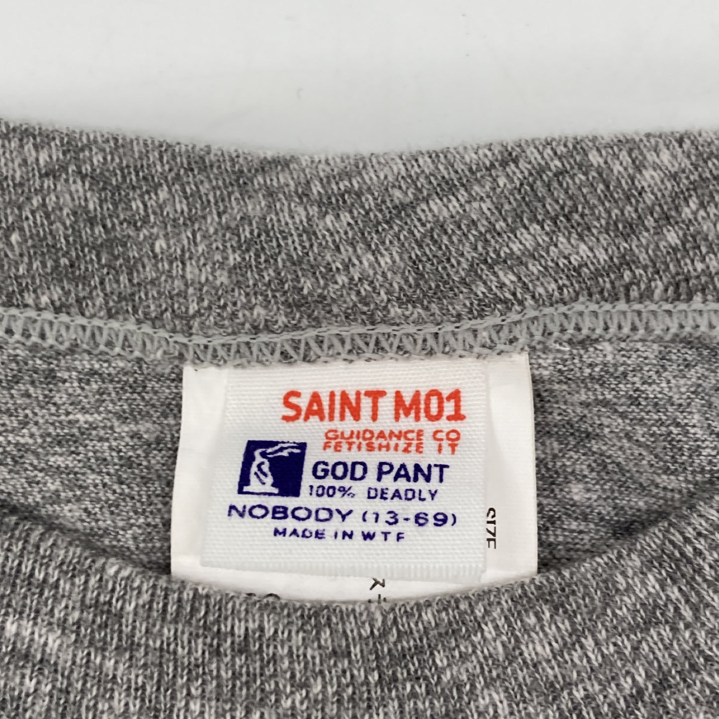 SAINT MICHAEL セントマイケル 25SS ｸﾞﾚｰ SM-HR8-0000-087 SAINT SS TEE トップス L