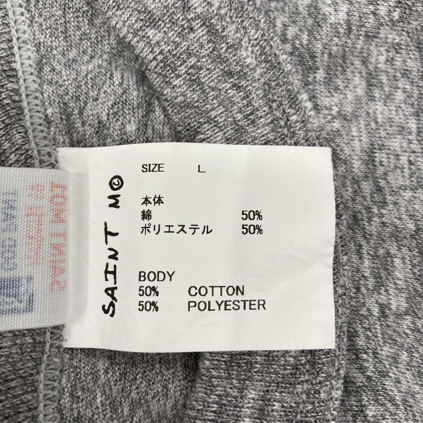 SAINT MICHAEL セントマイケル 25SS ｸﾞﾚｰ SM-HR8-0000-087 SAINT SS TEE トップス L