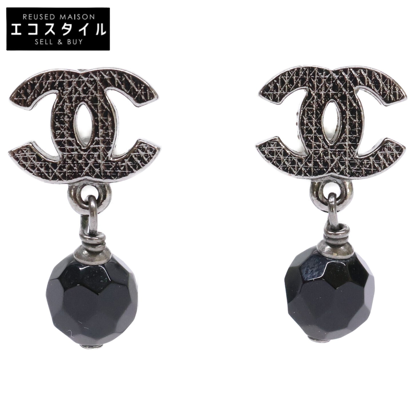 CHANEL シャネル 【美品】A12V ココマーク ビーズ ピアス