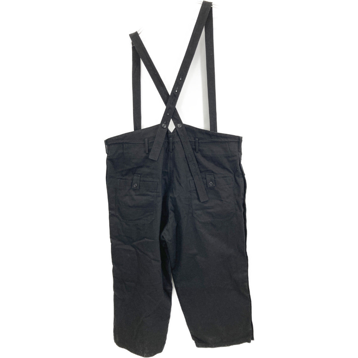 Yohji Yamamoto POUR HOMME ヨウジヤマモトプールオム 22AW ﾌﾞﾗｯｸ HE-P43-004 脇あきﾍﾞﾙﾄ付ｶﾊﾞｰP ﾊﾟﾝﾂ ボトムス 2