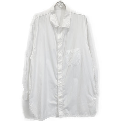 Yohji Yamamoto POUR HOMME ヨウジヤマモトプールオム 22AW ﾎﾜｲﾄ HE-B02-001 ｻｲﾄﾞﾎﾟｹｯﾄ ｵｰﾊﾞｰｼｬﾂ トップス 3