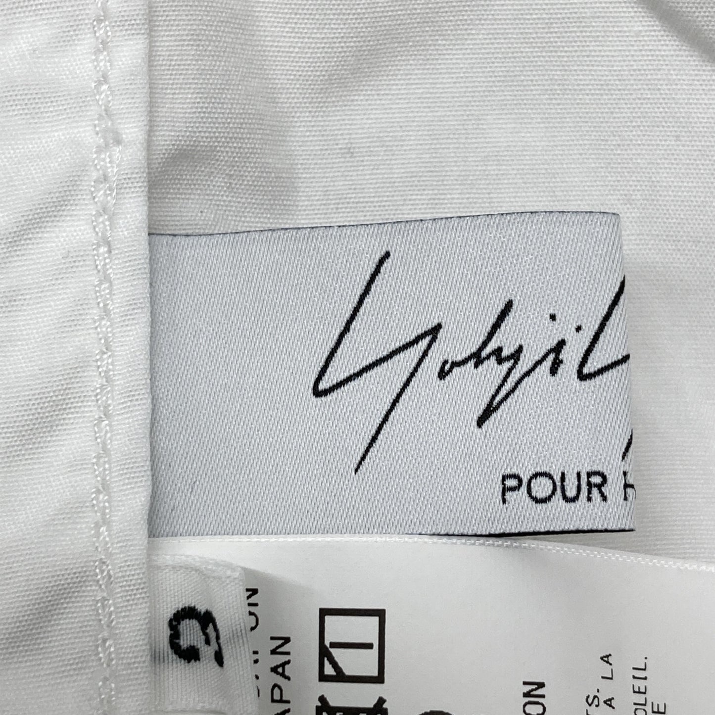 Yohji Yamamoto POUR HOMME ヨウジヤマモトプールオム 22AW ﾎﾜｲﾄ HE-B02-001 ｻｲﾄﾞﾎﾟｹｯﾄ ｵｰﾊﾞｰｼｬﾂ トップス 3