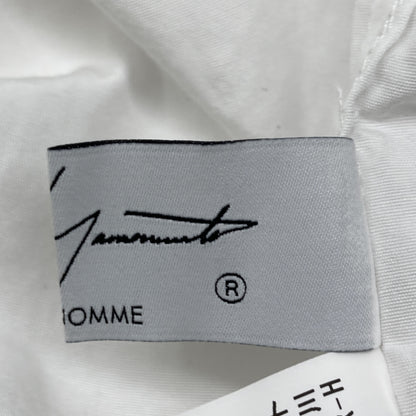 Yohji Yamamoto POUR HOMME ヨウジヤマモトプールオム 22AW ﾎﾜｲﾄ HE-B02-001 ｻｲﾄﾞﾎﾟｹｯﾄ ｵｰﾊﾞｰｼｬﾂ トップス 3