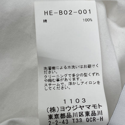 Yohji Yamamoto POUR HOMME ヨウジヤマモトプールオム 22AW ﾎﾜｲﾄ HE-B02-001 ｻｲﾄﾞﾎﾟｹｯﾄ ｵｰﾊﾞｰｼｬﾂ トップス 3