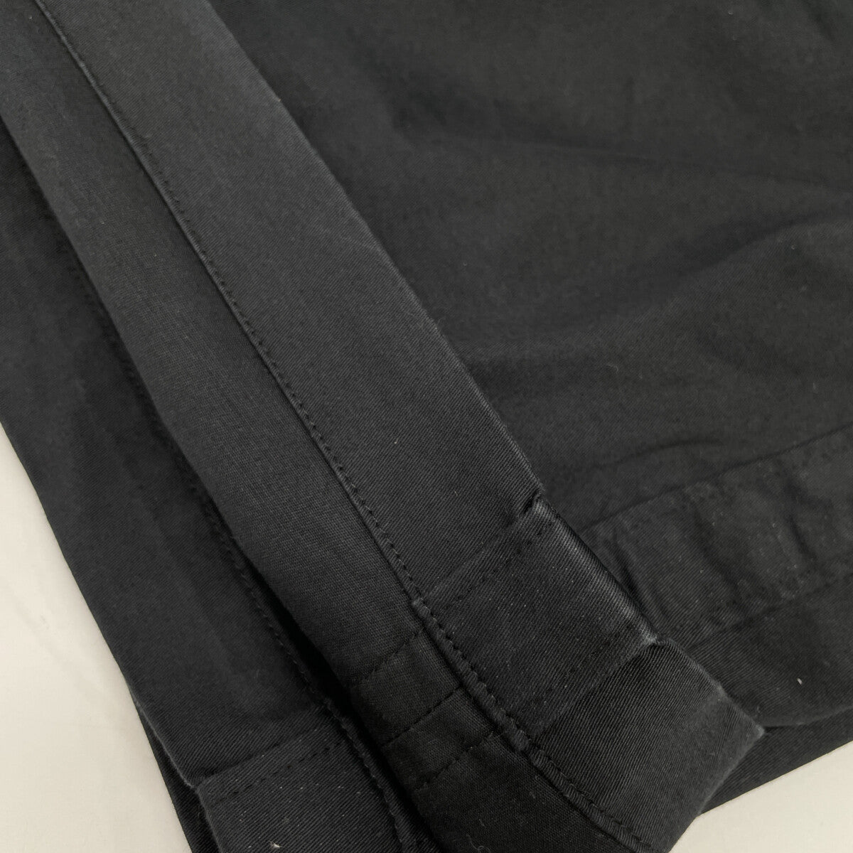 Yohji Yamamoto ヨウジヤマモト ×NEWERA 23AW ﾌﾞﾗｯｸ ｻｲﾄﾞﾃｰﾌﾟﾊﾟﾝﾂ HJ-P99-039-1 ボトムス 3