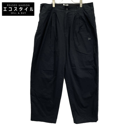 Yohji Yamamoto ヨウジヤマモト ×NEWERA 23AW ﾌﾞﾗｯｸ ｻｲﾄﾞﾃｰﾌﾟﾊﾟﾝﾂ HJ-P99-039-1 ボトムス 3