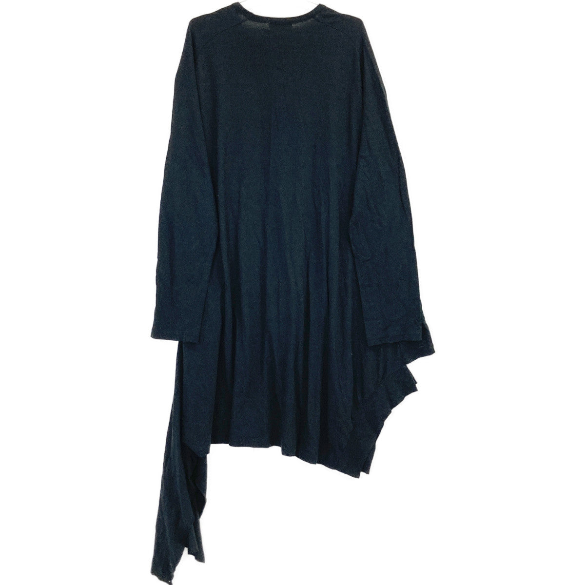 Yohji Yamamoto POUR HOMME ヨウジヤマモトプールオム 【24SS】HS-T73-382 Binding Raglan Asymmetry T-Shirt リネン混 アシメントリー ロングTシャツ/ トップス 3