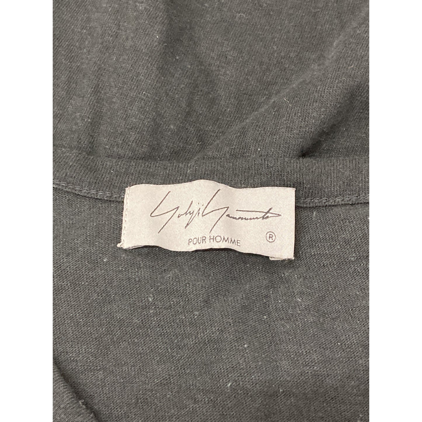 Yohji Yamamoto POUR HOMME ヨウジヤマモトプールオム 【24SS】HS-T73-382 Binding Raglan Asymmetry T-Shirt リネン混 アシメントリー ロングTシャツ/ トップス 3