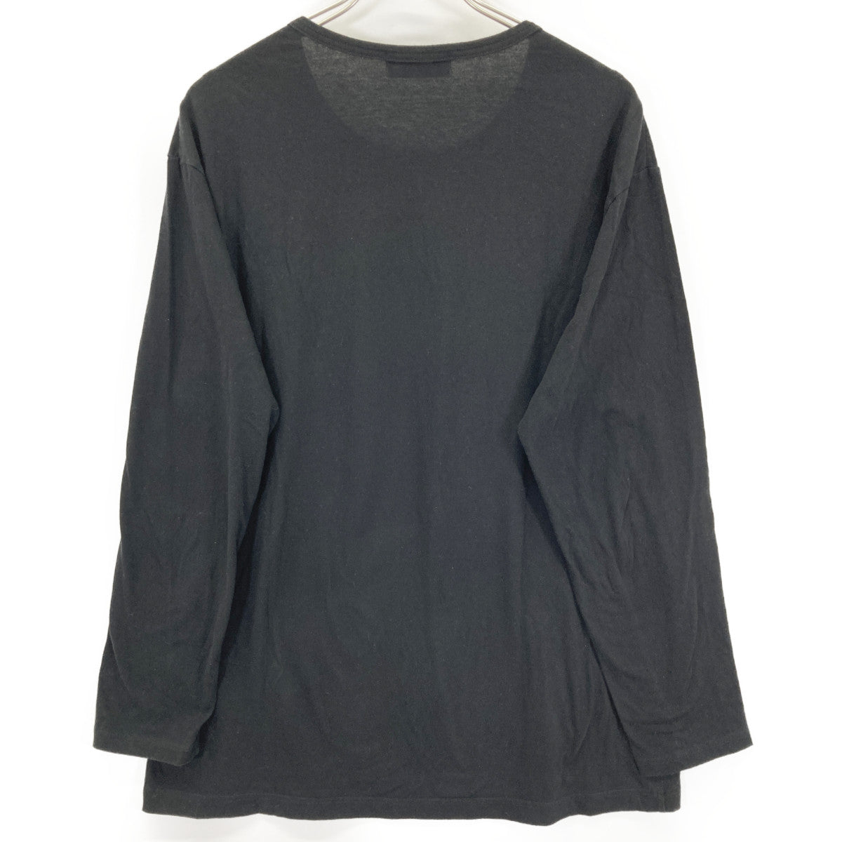 Yohji Yamamoto POUR HOMME ヨウジヤマモトプールオム ﾌﾞﾗｯｸ ﾊﾝﾄﾞﾃﾞｻﾞｲﾝ LONG-SLEEVED T-SHIRT HG-T83-082 トップス 3