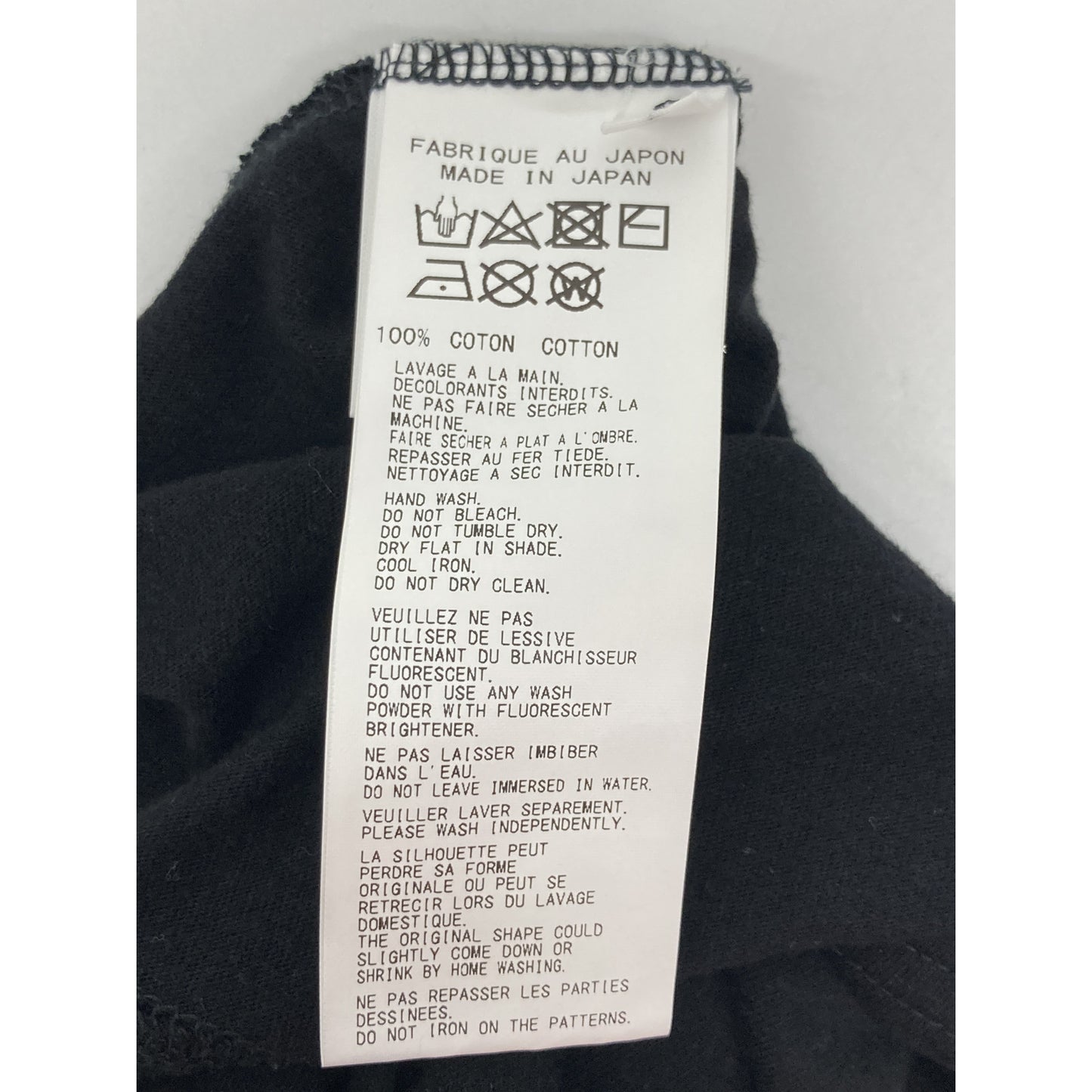 Yohji Yamamoto POUR HOMME ヨウジヤマモトプールオム ﾌﾞﾗｯｸ ﾊﾝﾄﾞﾃﾞｻﾞｲﾝ LONG-SLEEVED T-SHIRT HG-T83-082 トップス 3