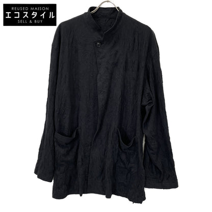 S'YTE サイト 22年 ﾌﾞﾗｯｸ ｼﾜ加工 ﾘﾝｸﾙﾄﾞ ｽﾀﾝﾄﾞｶﾗｰｵｰﾊﾞｰｶｰﾃﾞｨｶﾞﾝ UQ-T06-009 トップス 3