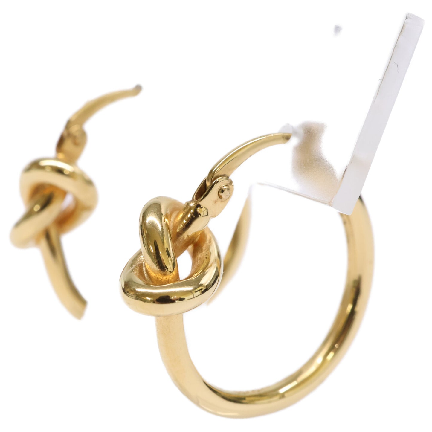 CELINE セリーヌ SCA4241 Knot Small Hoops ノット スモール フープ ピアス