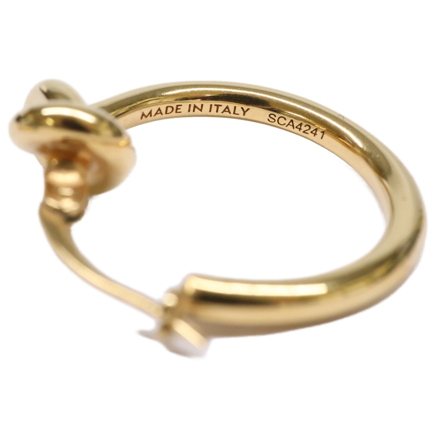 CELINE セリーヌ SCA4241 Knot Small Hoops ノット スモール フープ ピアス