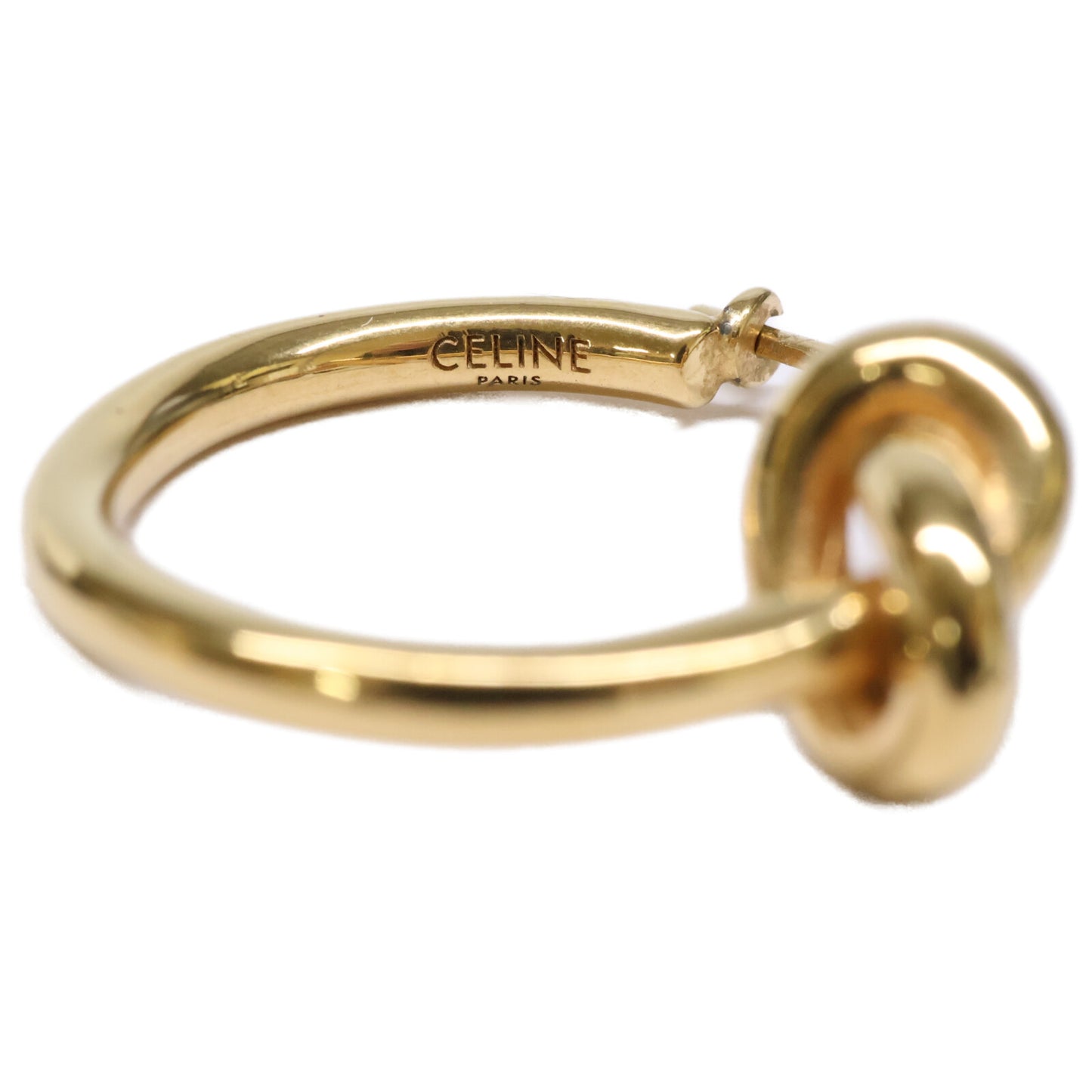 CELINE セリーヌ SCA4241 Knot Small Hoops ノット スモール フープ ピアス